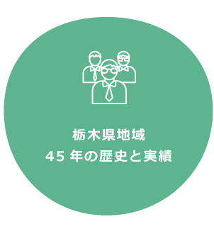 栃木県地域 45年の歴史と実績